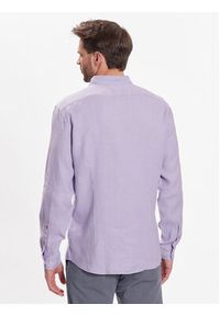 CINQUE Koszula Cisteve 9062 Fioletowy Slim Fit. Kolor: fioletowy. Materiał: len #3