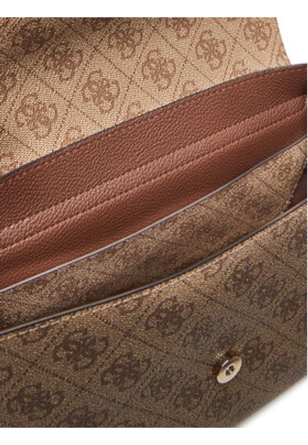 Guess Torebka Meridian II HWSG69 74200 Brązowy. Kolor: brązowy. Materiał: skórzane