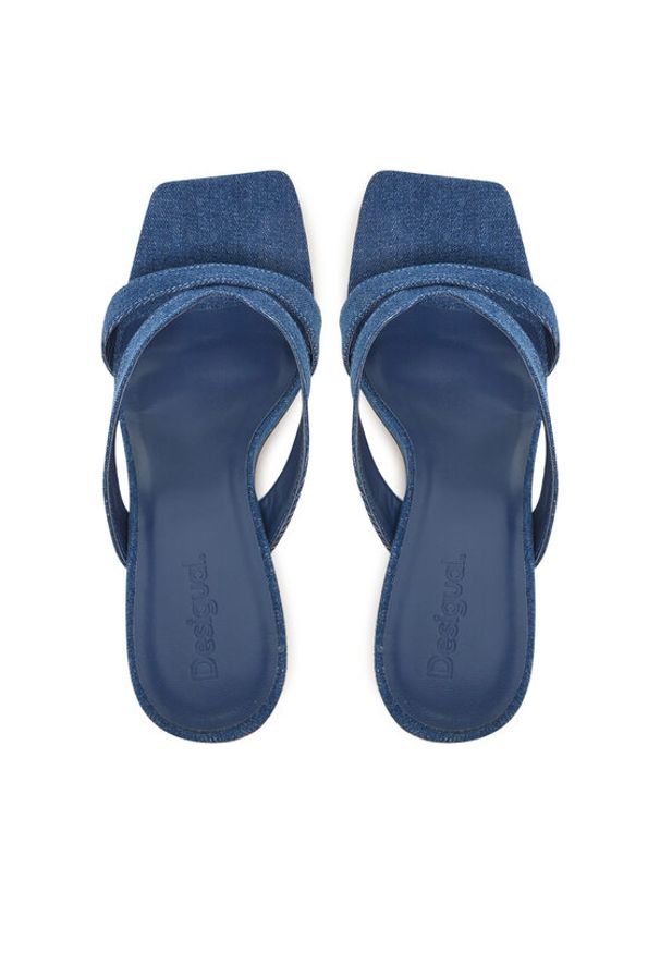 Desigual Japonki 25SSSD01 Granatowy. Kolor: niebieski. Materiał: materiał