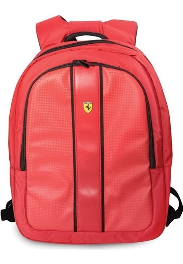 Plecak Ferrari Ferrari Plecak FESNMBP15RE 15" czerwony/red On Track uniwersalny. Kolor: czerwony