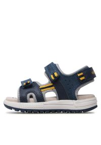 Sandały Geox J Sandal Alben Boy J35AVA01522C4B2G M Avio/Dk Yellow. Kolor: niebieski #1