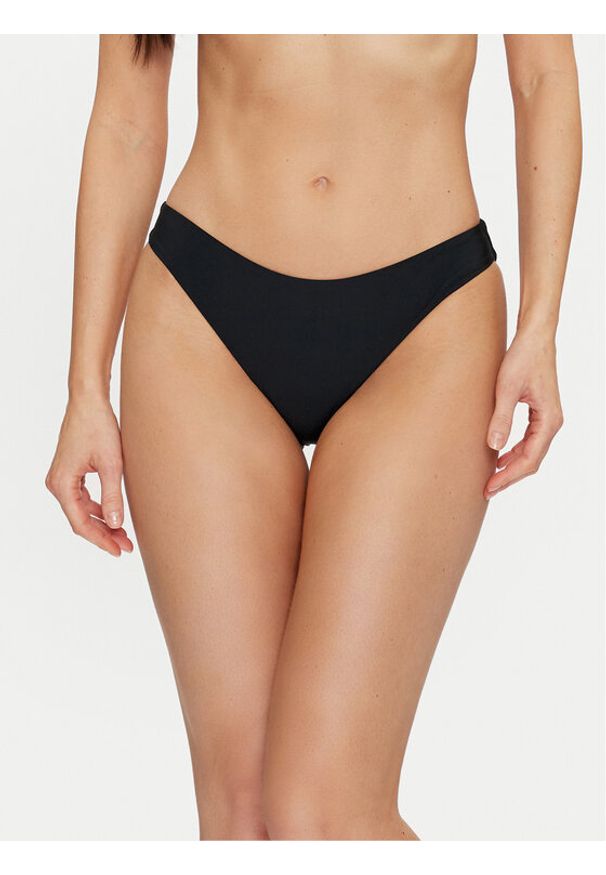 Calvin Klein Swimwear Dół od bikini KW0KW02384 Czarny. Kolor: czarny. Materiał: syntetyk