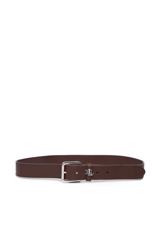 Lauren Ralph Lauren - LAUREN RALPH LAUREN Pasek Damski 412968765007 Brązowy. Kolor: brązowy. Materiał: skóra