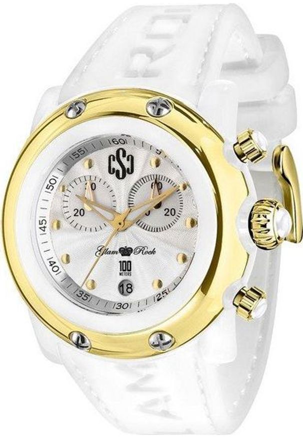 Zegarek Glam Rock Zegarek Damski Glam Rock GR62108 ( 46 mm). Styl: rockowy