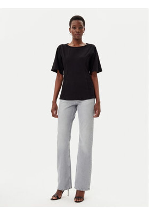 Liu Jo T-Shirt TA5108 JS003 Czarny Regular Fit. Kolor: czarny. Materiał: bawełna