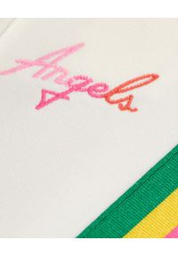 PALM ANGELS - Spodnie dresowe z logo Miami. Kolor: beżowy. Materiał: dresówka. Wzór: aplikacja, kolorowy