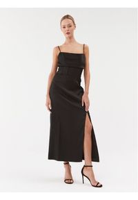 Guess Sukienka koktajlowa W3BK82 WDEE2 Czarny Regular Fit. Kolor: czarny. Materiał: syntetyk. Styl: wizytowy #1