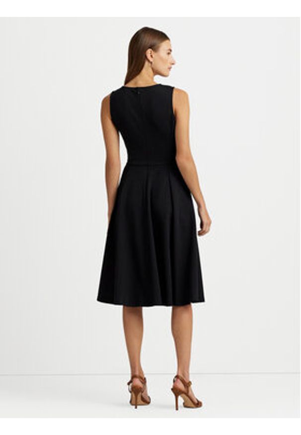 Lauren Ralph Lauren - LAUREN RALPH LAUREN Sukienka codzienna 250851951001 Czarny Regular Fit. Okazja: na co dzień. Kolor: czarny. Materiał: wiskoza. Typ sukienki: proste. Styl: casual