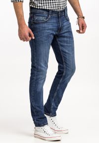 Mustang - MUSTANG OREGON TAPERED MĘSKIE SPODNIE JEANSOWE JEANSY DŻINSY DENIM BLUE 1014041 5000 883. Okazja: na co dzień. Stan: obniżony. Długość: długie. Styl: casual, elegancki #7