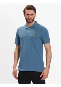 Lyle & Scott Polo Plain Polo Shirt SP400VOG Niebieski Regular Fit. Typ kołnierza: polo. Kolor: niebieski. Materiał: bawełna #1