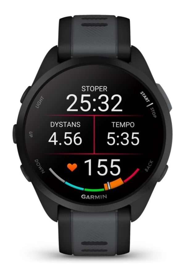 GARMIN - Garmin Forerunner 165 Music Czarny. Kolor: czarny