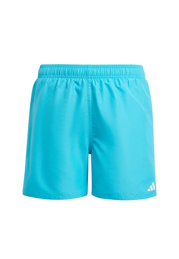 Adidas - Szorty Swim Kids. Kolor: biały, wielokolorowy, niebieski. Materiał: materiał
