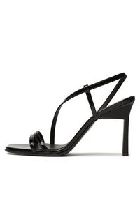 Calvin Klein Sandały Geo Stiletto Asy Sandal 90Hh HW0HW01609 Czarny. Kolor: czarny. Materiał: skóra, lakier #4