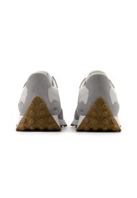 Buty dziecięce New Balance G32771W – szare. Okazja: na co dzień. Kolor: szary. Materiał: zamsz, guma. Szerokość cholewki: normalna #5