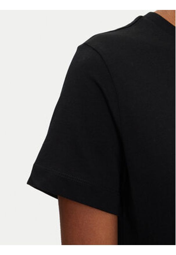 GANT - Gant T-Shirt Bisiklet Yaka 4200277 Czarny Regular Fit. Kolor: czarny. Materiał: bawełna