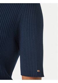 TOMMY HILFIGER - Tommy Hilfiger Kardigan WW0WW48482 Granatowy Slim Fit. Kolor: niebieski. Materiał: wiskoza #4