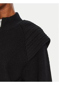 GESTUZ - Gestuz Sweter Madia 10909459 Czarny Loose Fit. Kolor: czarny. Materiał: wełna #5