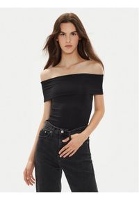 JJXX Bluzka Saga 12273790 Czarny Slim Fit. Kolor: czarny. Materiał: syntetyk