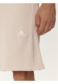 Adidas - adidas Szorty sportowe ALL SZN 3-Stripes IR5258 Różowy Regular Fit. Kolor: różowy. Materiał: bawełna. Styl: sportowy #5