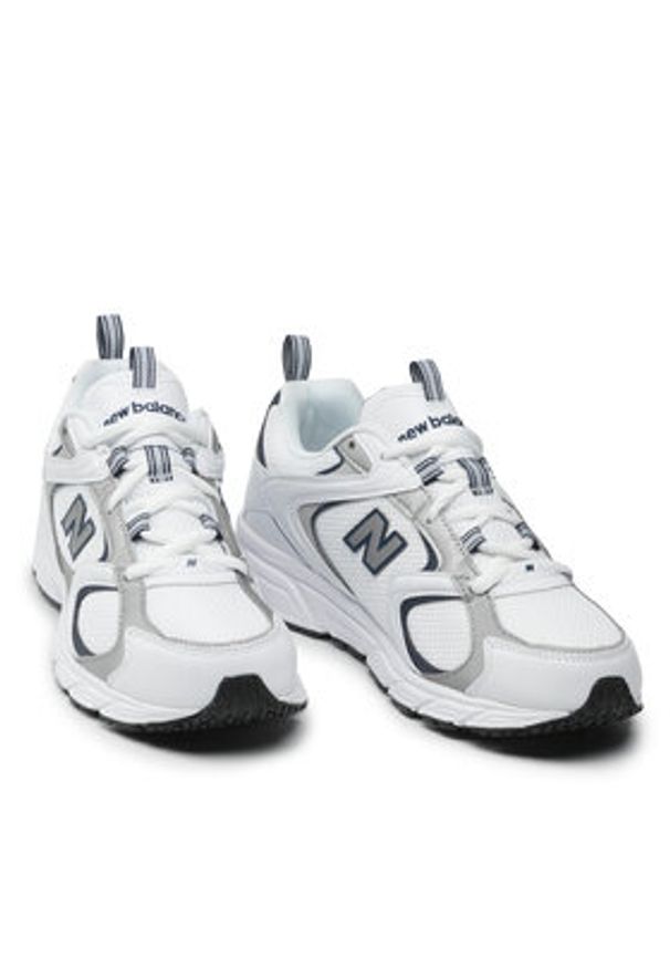 New Balance Sneakersy ML408A Biały. Kolor: biały. Materiał: skóra
