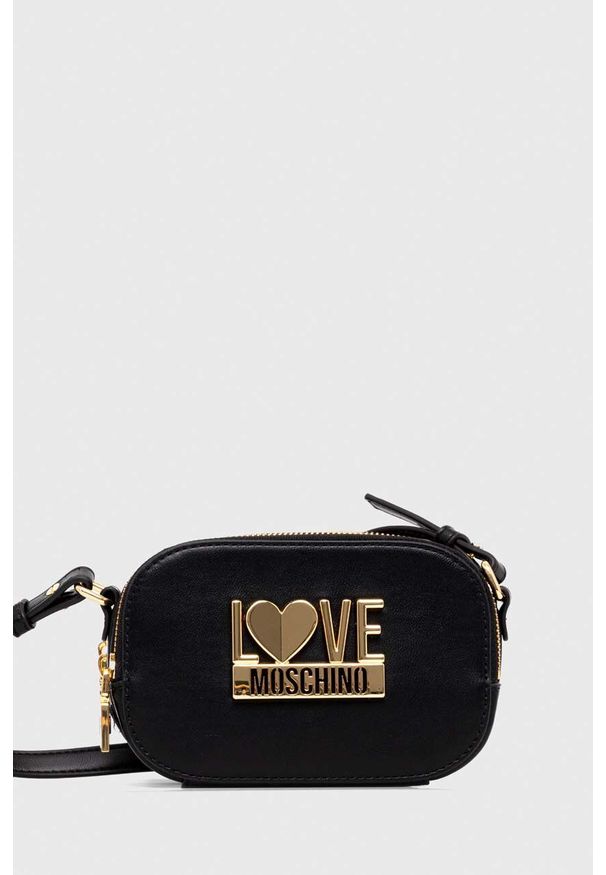 Love Moschino torebka kolor czarny. Kolor: czarny
