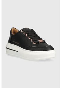 Alexander Smith sneakersy skórzane Lancaster kolor czarny ASAYR1D30BLK. Nosek buta: okrągły. Kolor: czarny. Materiał: skóra. Obcas: na platformie #5