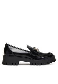 Guess Loafersy FLPALR ELE14 Czarny. Kolor: czarny. Materiał: skóra #1