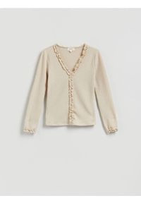 Reserved - Bluzka z wiskozą - złamana biel. Materiał: wiskoza #1