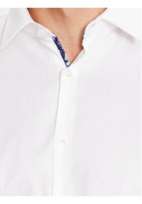 Hugo Koszula Koey 50500210 Biały Slim Fit. Kolor: biały. Materiał: bawełna #4