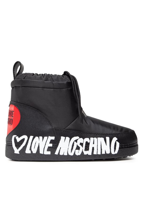 Love Moschino - Śniegowce LOVE MOSCHINO. Kolor: czarny