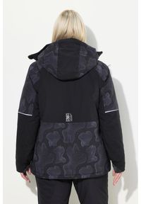 ULLA POPKEN - Damskie Kurtka sportowa HYPRAR wodoodporna osłona przeciwśnieżna kaptur. Kolekcja: plus size. Kolor: czarny. Materiał: poliester, materiał. Sezon: zima. Sport: narciarstwo #2