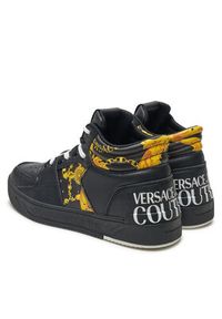 Versace Jeans Couture Sneakersy 77YA3SJ7 Czarny. Kolor: czarny. Materiał: skóra #5