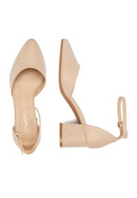 Jenny - JENNY Czółenka CEO-SW25-5 02 Beżowy. Kolor: beżowy. Materiał: materiał #6