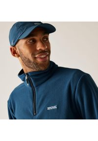 Regatta - Thompson Męski lekki polar turystyczny z zamkiem błyskawicznym do połowy. Kolor: szary, niebieski, wielokolorowy. Materiał: polar. Sport: turystyka piesza #1