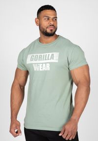 GORILLA WEAR - Murray Koszulka - Zielony. Kolor: zielony. Sport: fitness