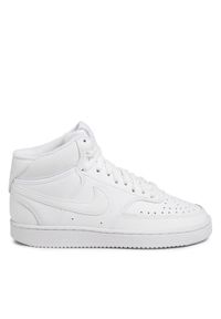 Nike Sneakersy Court Vision Mid CD5436 100 Biały. Kolor: biały. Materiał: skóra. Model: Nike Court #1