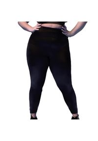 ANITA ACTIVE - legginsy sportowe Tights Massage Effekt - Plus Size. Kolekcja: plus size. Kolor: czarny. Materiał: poliamid, elastan