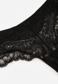 Renee - Panterkowe Majtki Stringi Ozdobione Koronką Phisoris. Materiał: koronka. Wzór: koronka, aplikacja #2