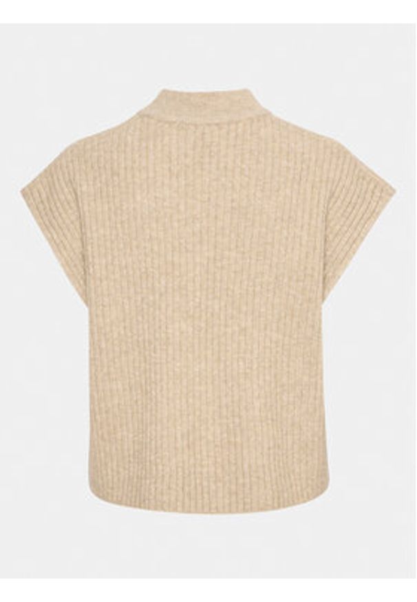 Cream Sweter Milja 10610825 Beżowy Relaxed Fit. Kolor: beżowy. Materiał: syntetyk