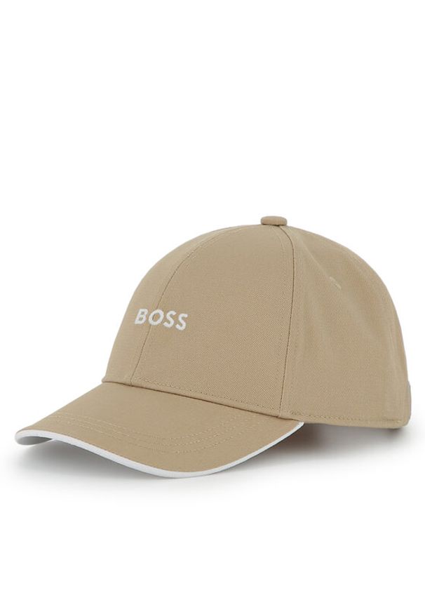 BOSS Czapka z daszkiem J53115 S Beżowy. Kolor: beżowy. Materiał: bawełna
