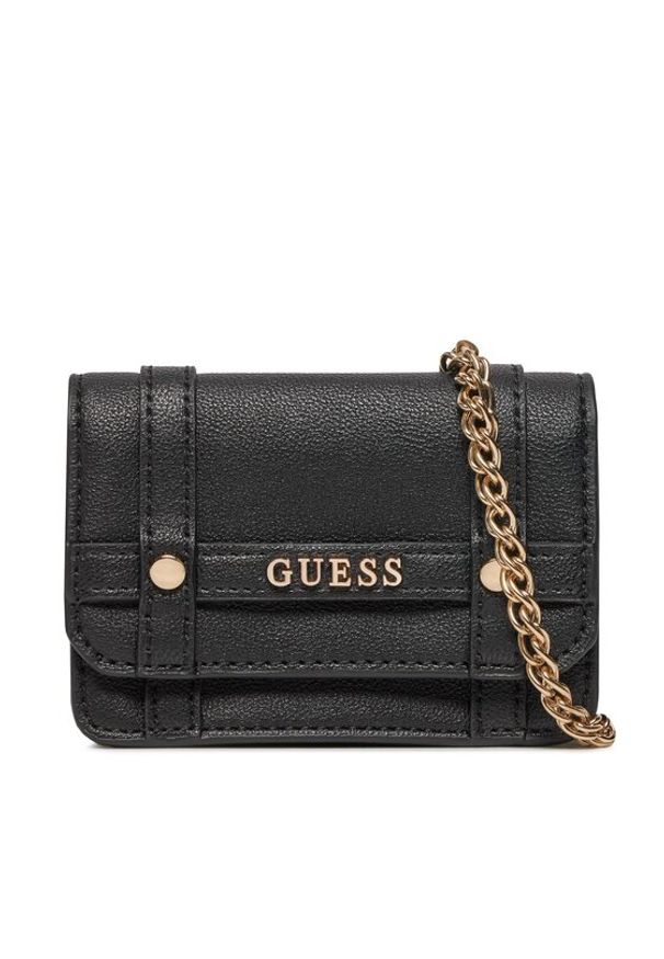 Guess Torebka Emilee HWBG88 62770 Czarny. Kolor: czarny. Materiał: skórzane