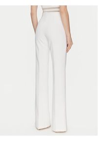 Elisabetta Franchi Spodnie materiałowe PA-078-51E2-V300 Biały Regular Fit. Kolor: biały. Materiał: syntetyk #4