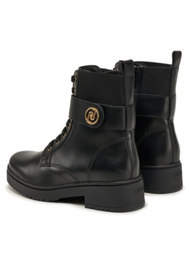 Liu Jo Trzewiki New Nancy Eco 2-1 SA5201 PX241 Czarny. Kolor: czarny. Materiał: skóra