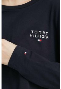 TOMMY HILFIGER - Tommy Hilfiger longsleeve bawełniany lounge kolor granatowy. Kolor: niebieski. Materiał: bawełna. Długość rękawa: długi rękaw #5