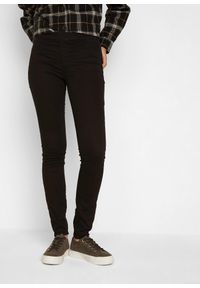 bonprix - Jegginsy termiczne, mid waist. Okazja: do pracy. Kolor: czarny #1
