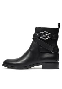 MICHAEL Michael Kors Botki Rory Flat Bootie 40F2ROFE8L Czarny. Kolor: czarny. Materiał: skóra #6