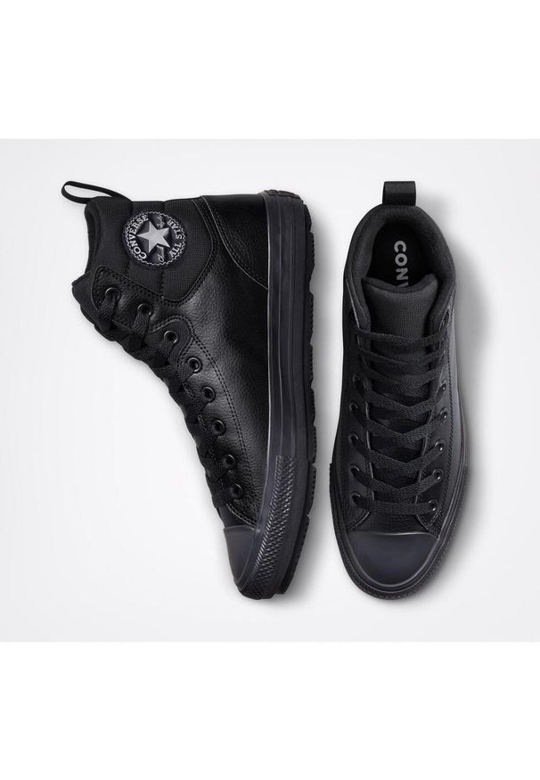 Buty Converse Chuck Taylor All Star Berkshire, Mężczyźni. Kolor: czarny. Materiał: materiał, skóra ekologiczna. Model: Converse All Star. Sport: skateboard
