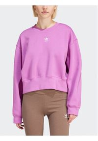 Adidas - adidas Bluza adicolor Essentials IR5975 Różowy Oversize. Kolor: różowy. Materiał: bawełna #4