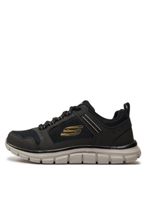 skechers - Skechers Sneakersy Knockhill 232001/BKGD Czarny. Kolor: czarny. Materiał: materiał