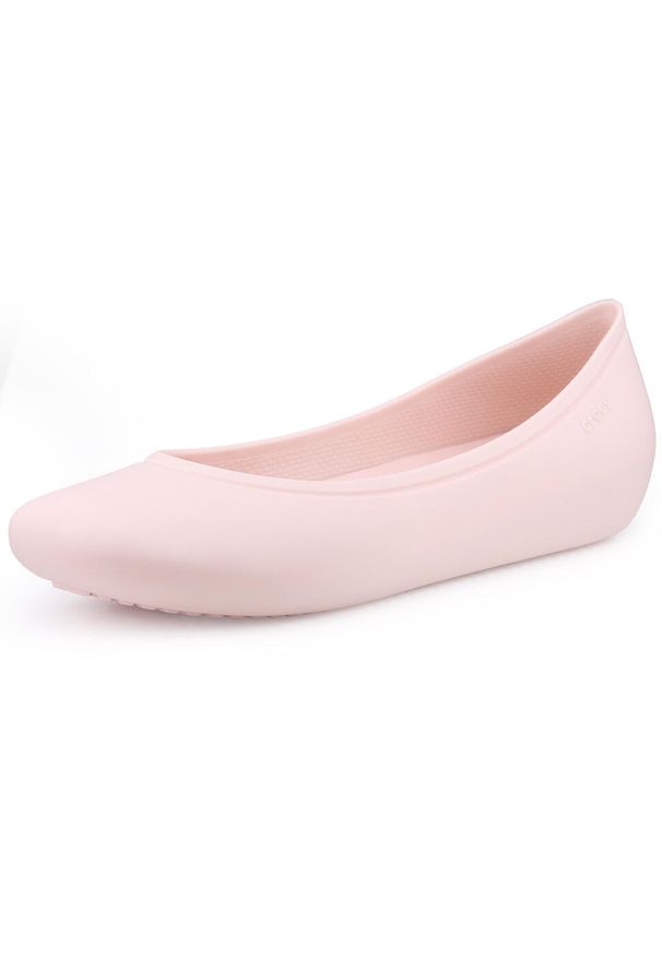 Baleriny damskie Crocs BROOKLYN FLAT. Kolor: różowy. Sport: turystyka piesza